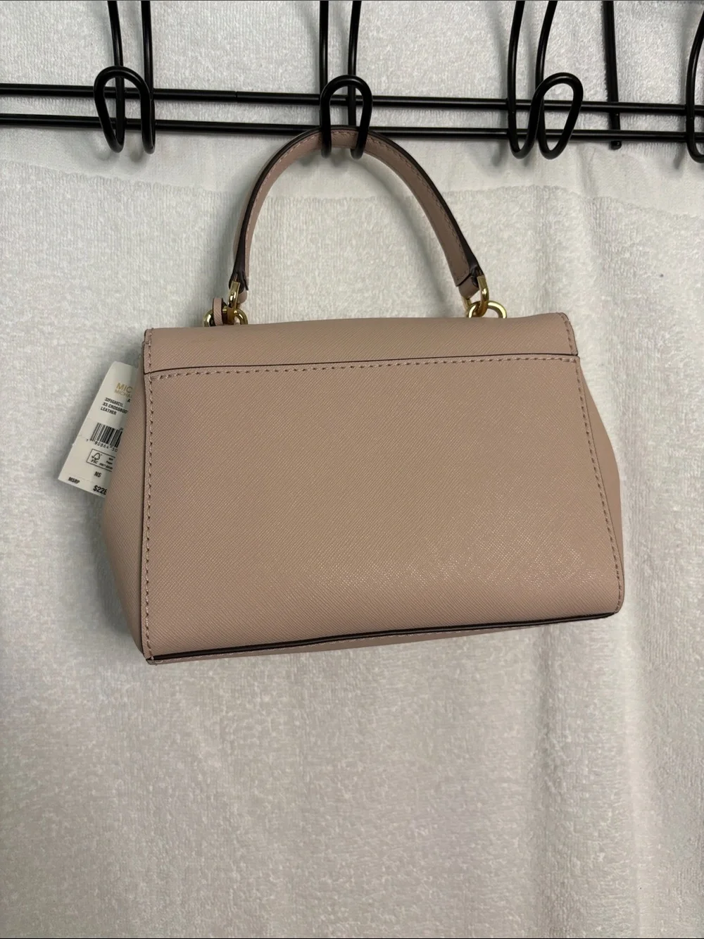 Michael Kors Blush Pink Saffiano Mini Top-Handle Satchel